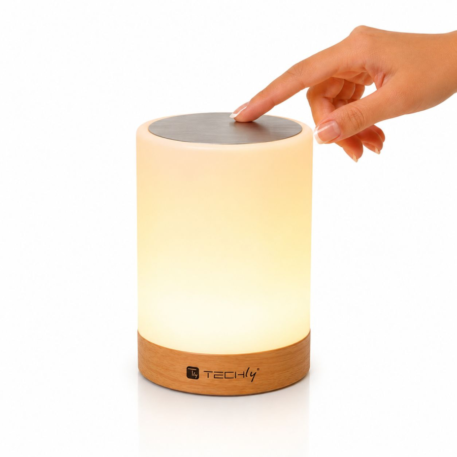 Lampada USB Smart Touch 5 Colori Selezionabili Regolazione Intensità
